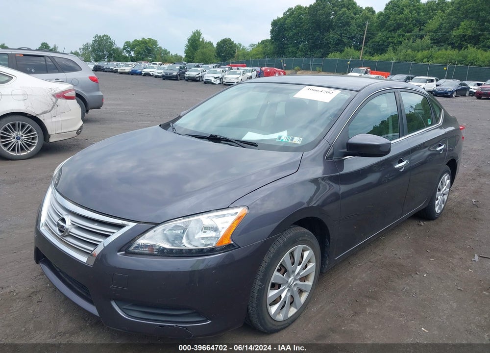 2014 NISSAN SENTRA SV VIN: 3N1AB7AP9EY219140