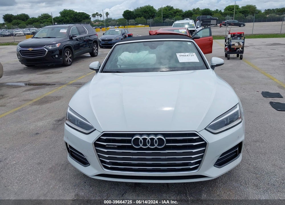 2019 AUDI A5 45 PREMIUM VIN: WAUYNGF57KN000452
