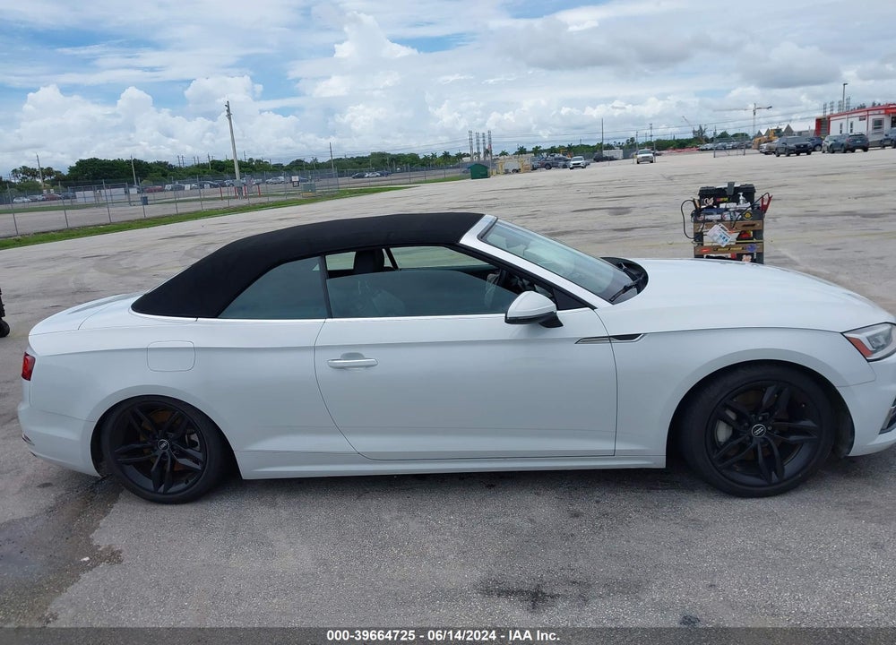 2019 AUDI A5 45 PREMIUM VIN: WAUYNGF57KN000452