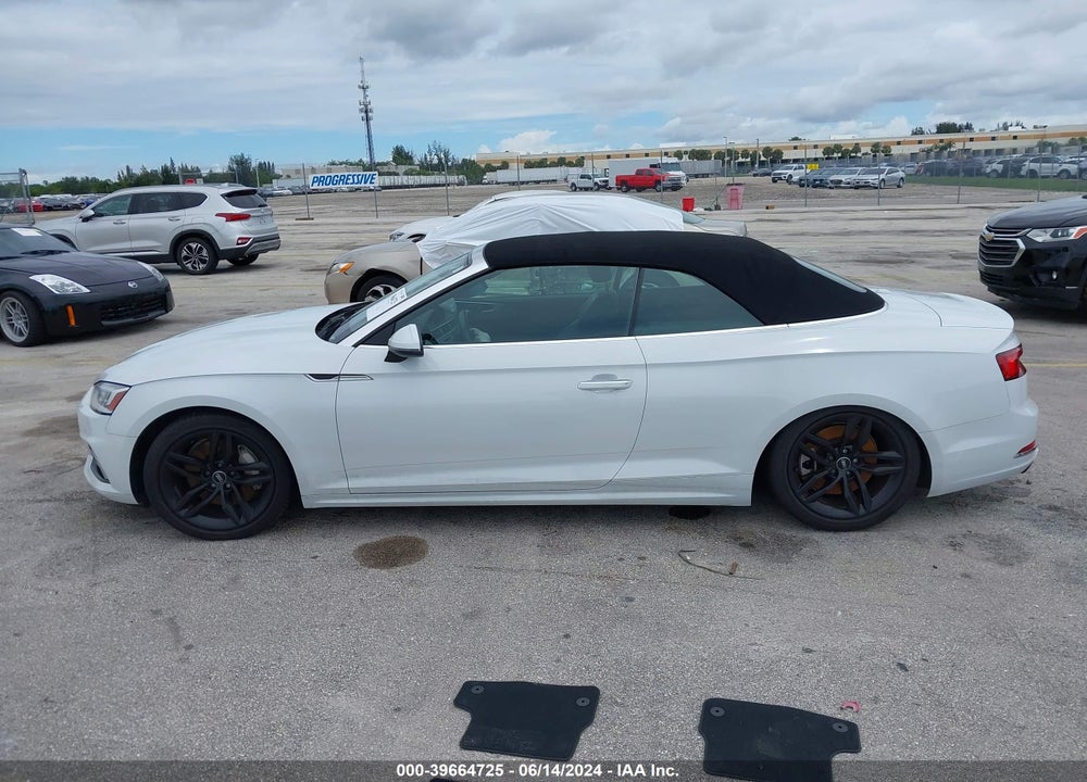 2019 AUDI A5 45 PREMIUM VIN: WAUYNGF57KN000452