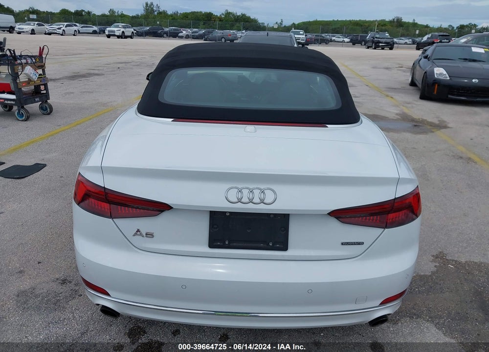 2019 AUDI A5 45 PREMIUM VIN: WAUYNGF57KN000452