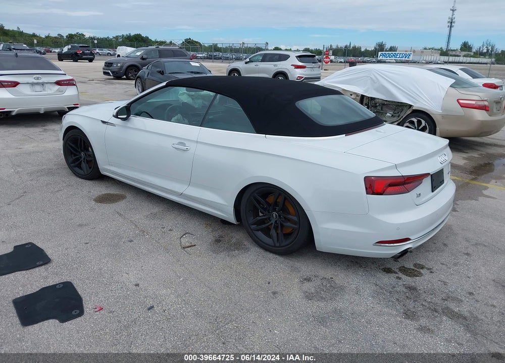 2019 AUDI A5 45 PREMIUM VIN: WAUYNGF57KN000452