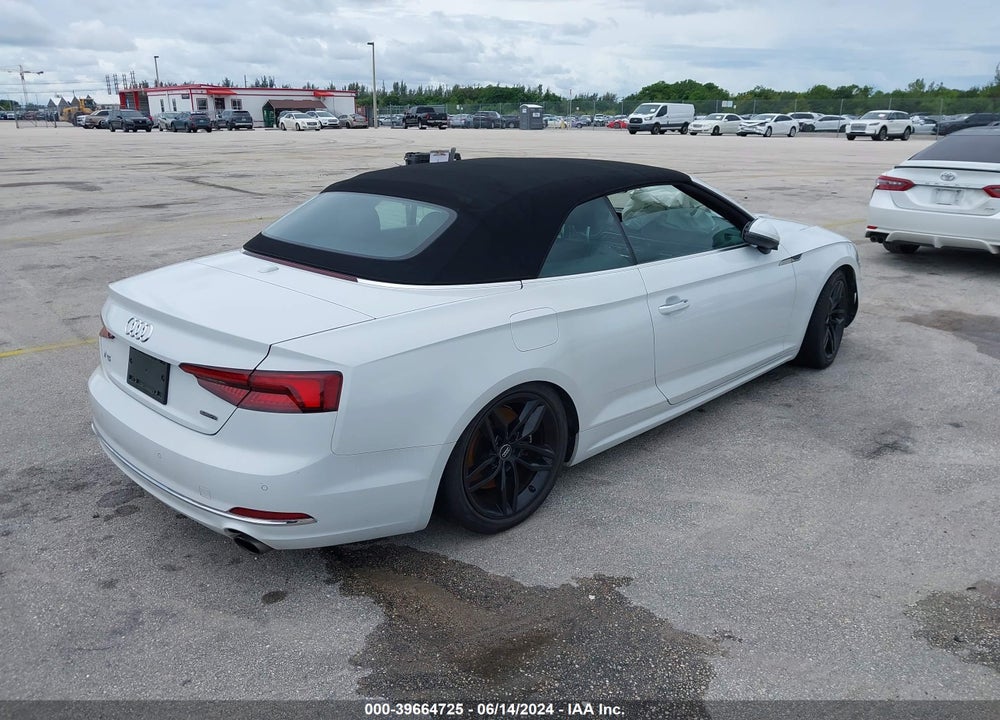 2019 AUDI A5 45 PREMIUM VIN: WAUYNGF57KN000452