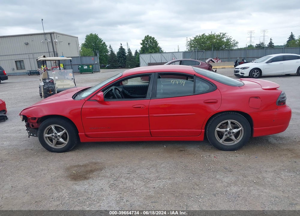 2000 PONTIAC GRAND PRIX GT VIN: 1G2WP52KXYF278810