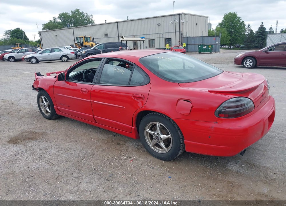 2000 PONTIAC GRAND PRIX GT VIN: 1G2WP52KXYF278810