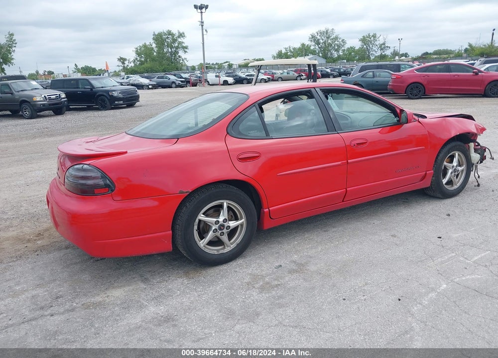 2000 PONTIAC GRAND PRIX GT VIN: 1G2WP52KXYF278810