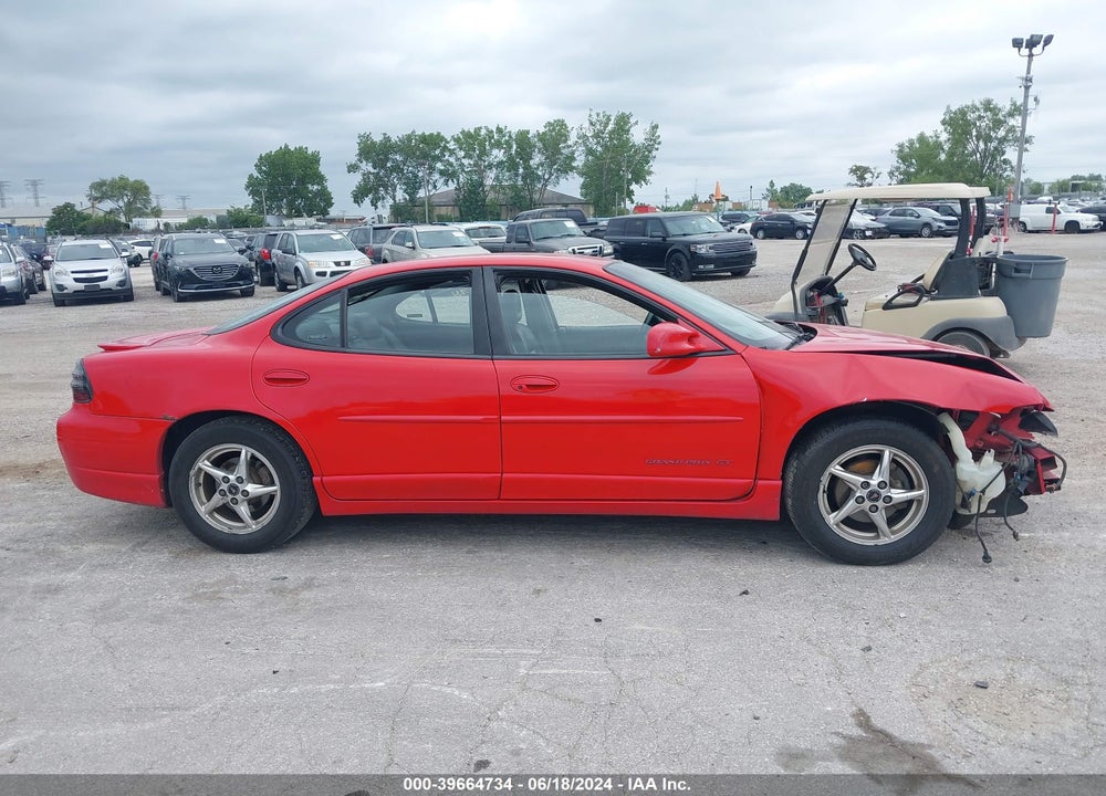 2000 PONTIAC GRAND PRIX GT VIN: 1G2WP52KXYF278810