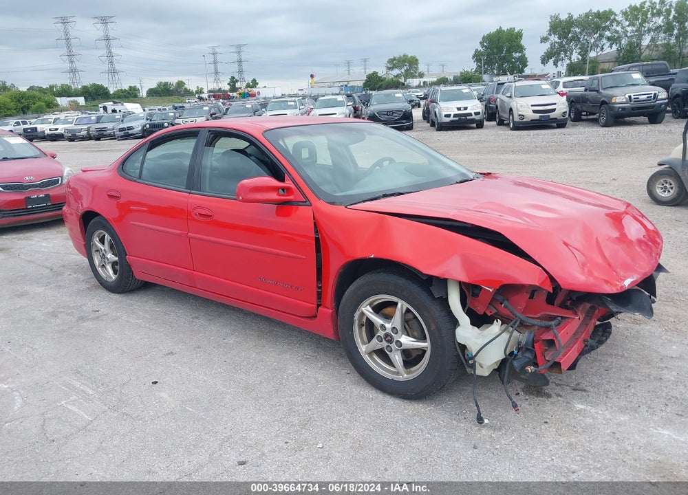 2000 PONTIAC GRAND PRIX GT VIN: 1G2WP52KXYF278810