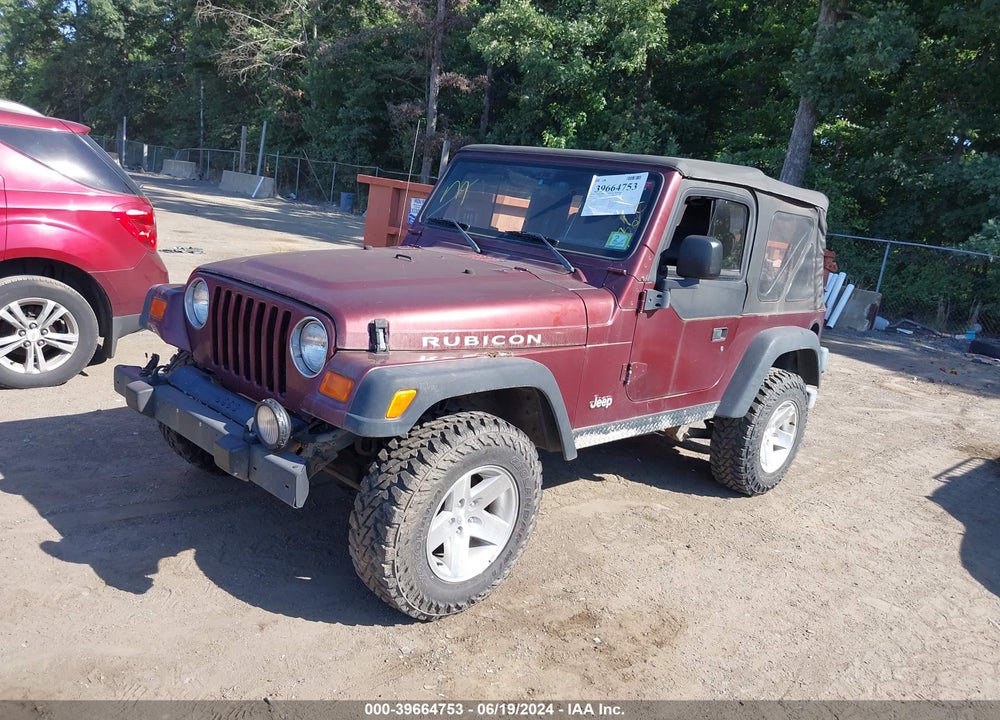 2003 JEEP WRANGLER RUBICON VIN: 1J4FA69S63P306608