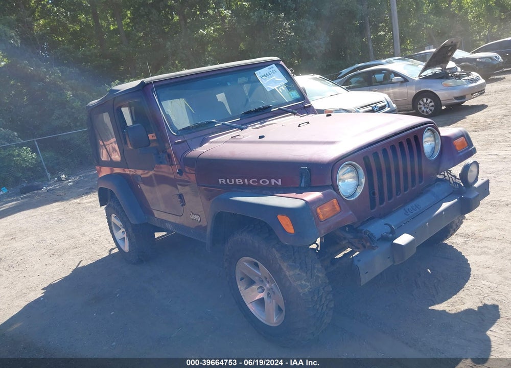 2003 JEEP WRANGLER RUBICON VIN: 1J4FA69S63P306608