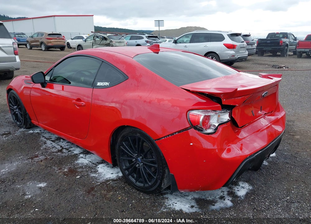 2015 SUBARU BRZ LIMITED VIN: JF1ZCAC19F9604133