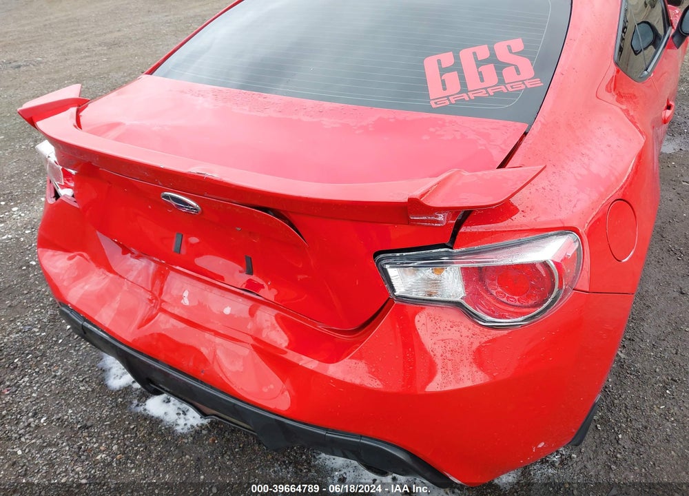 2015 SUBARU BRZ LIMITED VIN: JF1ZCAC19F9604133