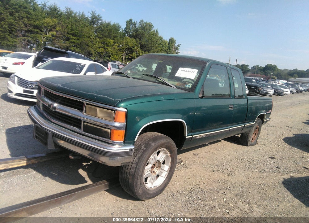 1998 CHEVROLET K1500 FLEETSIDE VIN: 1GCEK19M9WE205386
