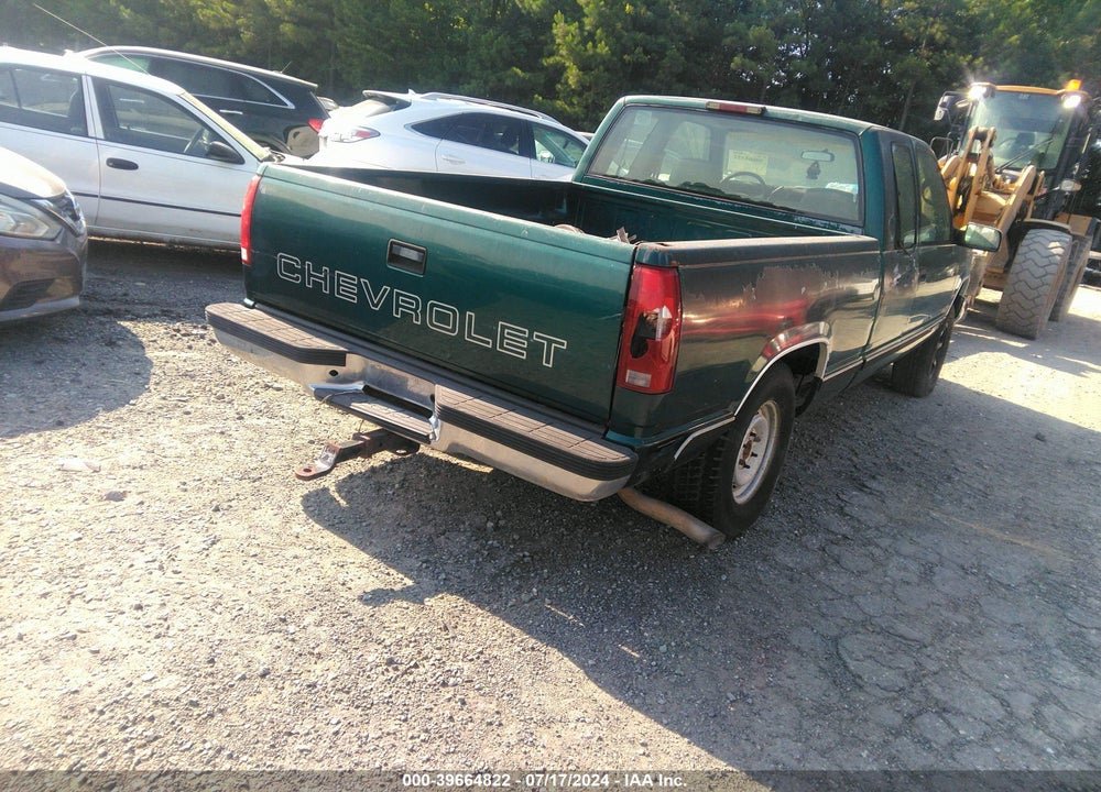 1998 CHEVROLET K1500 FLEETSIDE VIN: 1GCEK19M9WE205386