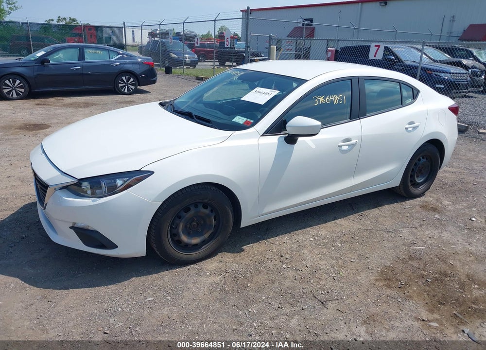 2016 MAZDA 3 I SPORT VIN: 3MZBM1T76GM257440