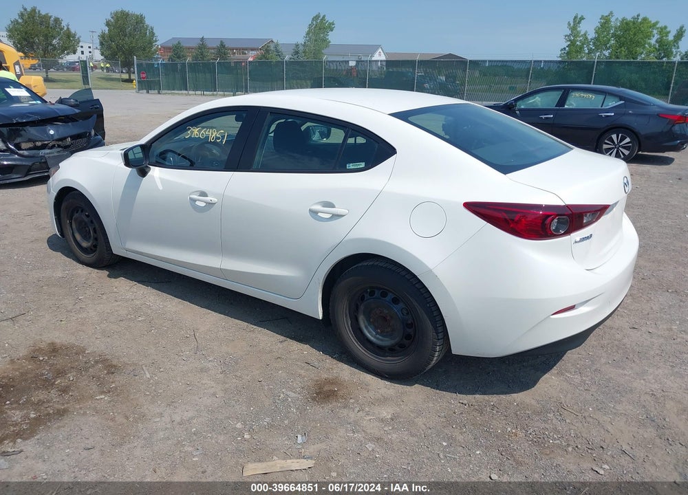 2016 MAZDA 3 I SPORT VIN: 3MZBM1T76GM257440