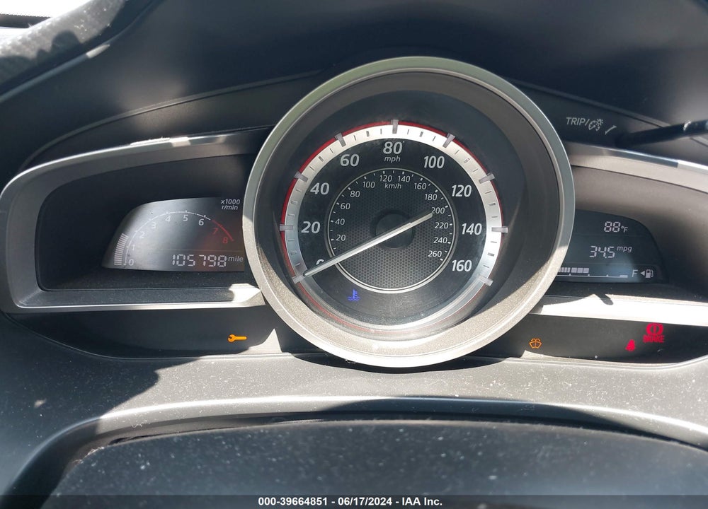 2016 MAZDA 3 I SPORT VIN: 3MZBM1T76GM257440