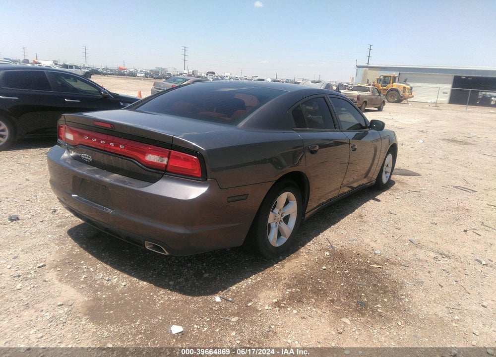 2013 DODGE CHARGER SE VIN: 2C3CDXBG1DH542203