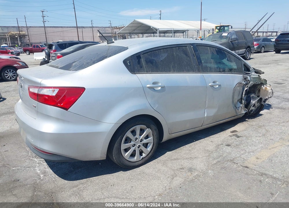 2016 KIA RIO LX VIN: KNADM4A39G6658118