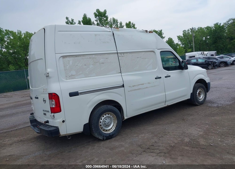 2015 NISSAN NV CARGO NV2500 HD VIN: 1N6BF0LY9FN800202