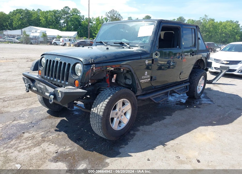 2012 JEEP WRANGLER UNLIMITED SPORT VIN: 1C4BJWDG4CL245063