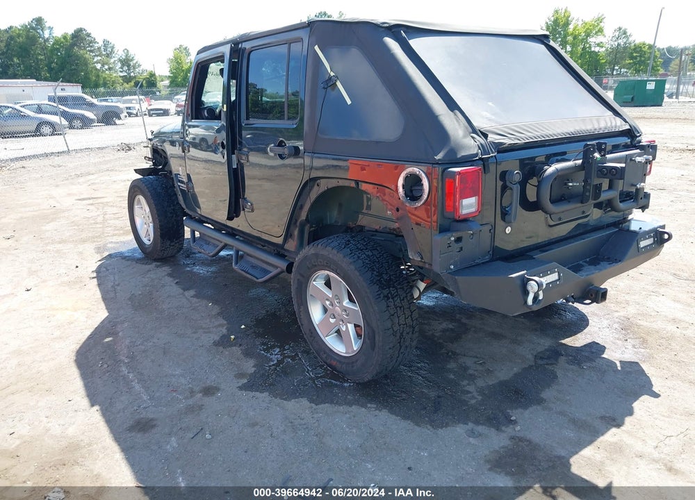 2012 JEEP WRANGLER UNLIMITED SPORT VIN: 1C4BJWDG4CL245063