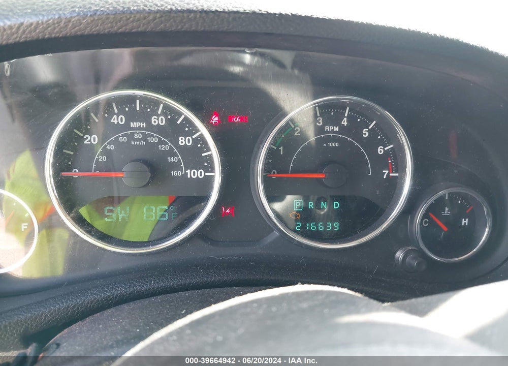 2012 JEEP WRANGLER UNLIMITED SPORT VIN: 1C4BJWDG4CL245063