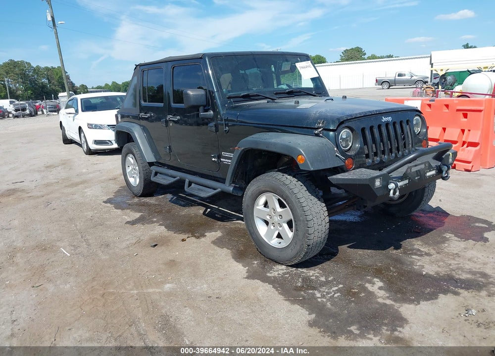 2012 JEEP WRANGLER UNLIMITED SPORT VIN: 1C4BJWDG4CL245063