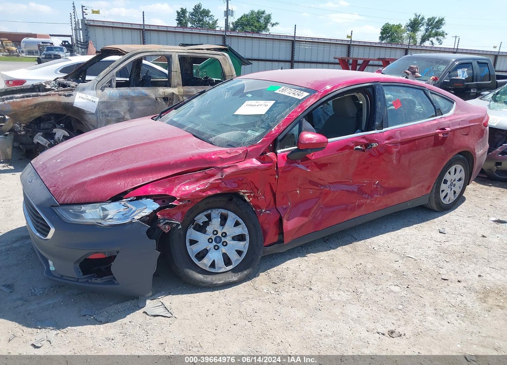 2020 FORD FUSION S VIN: 3FA6P0G77LR200974