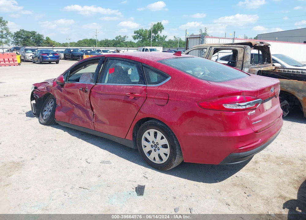 2020 FORD FUSION S VIN: 3FA6P0G77LR200974