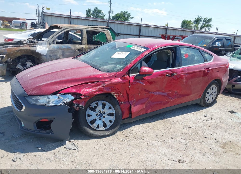 2020 FORD FUSION S VIN: 3FA6P0G77LR200974