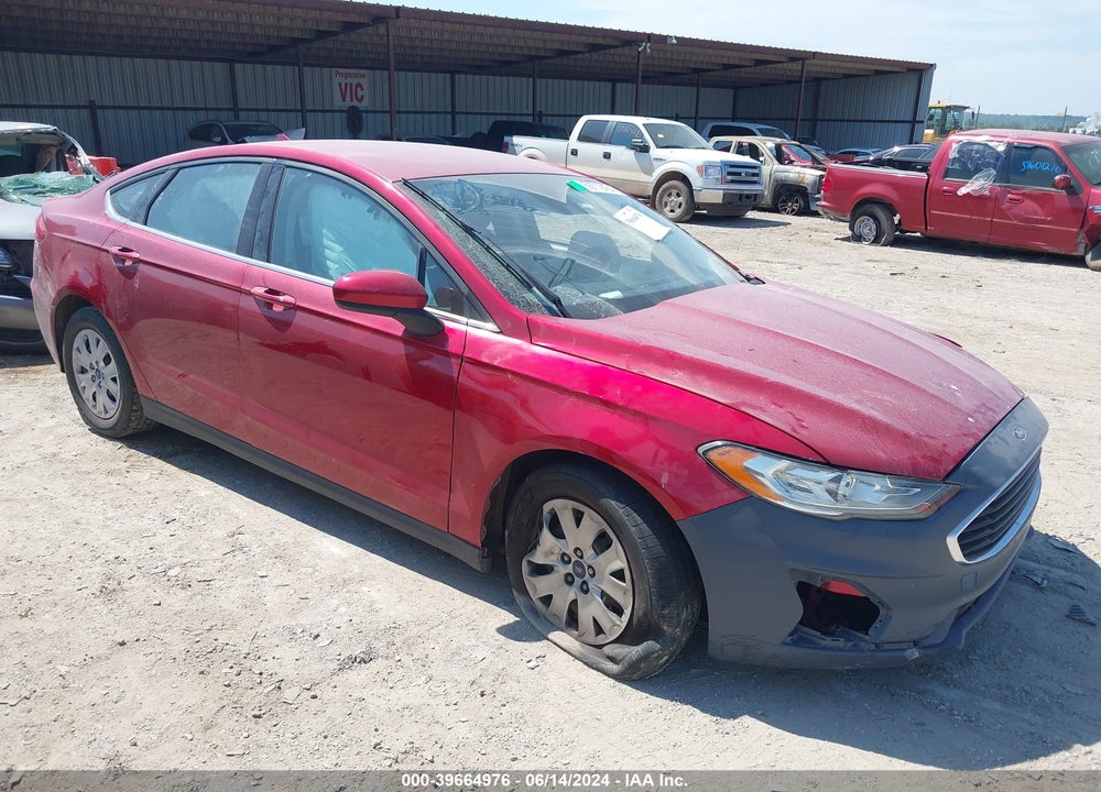 2020 FORD FUSION S VIN: 3FA6P0G77LR200974