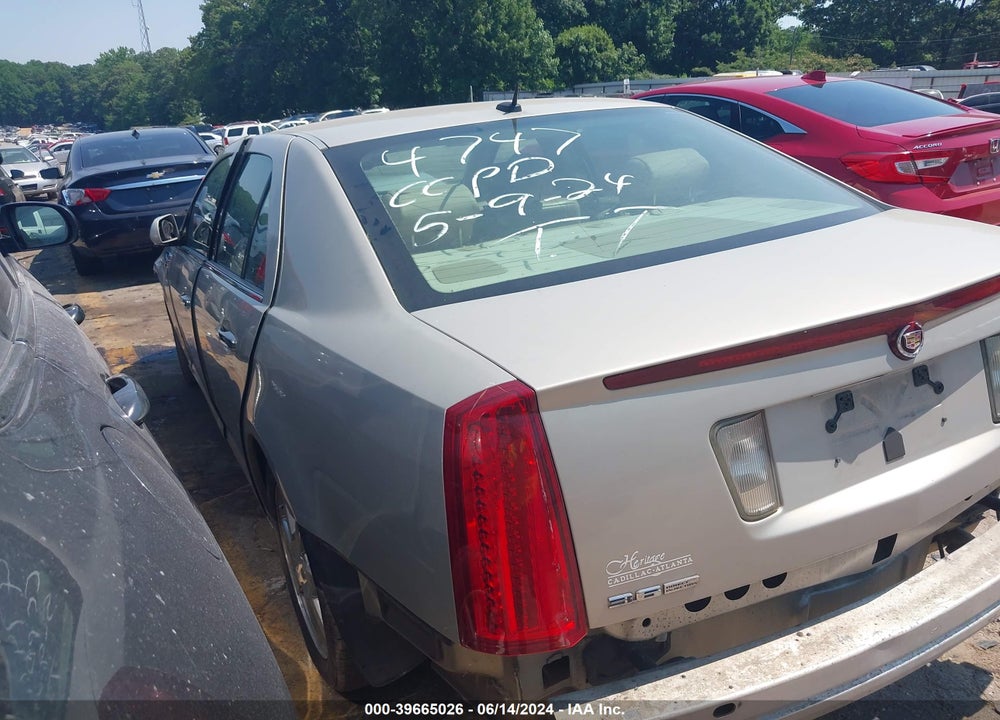 2008 CADILLAC STS V6 VIN: 1G6DK67V680214747