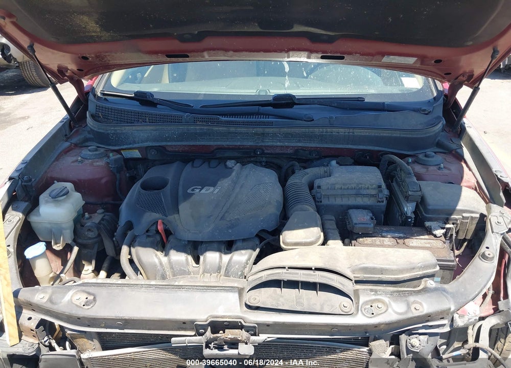 2013 HYUNDAI SONATA GLS VIN: 5NPEB4AC5DH672774