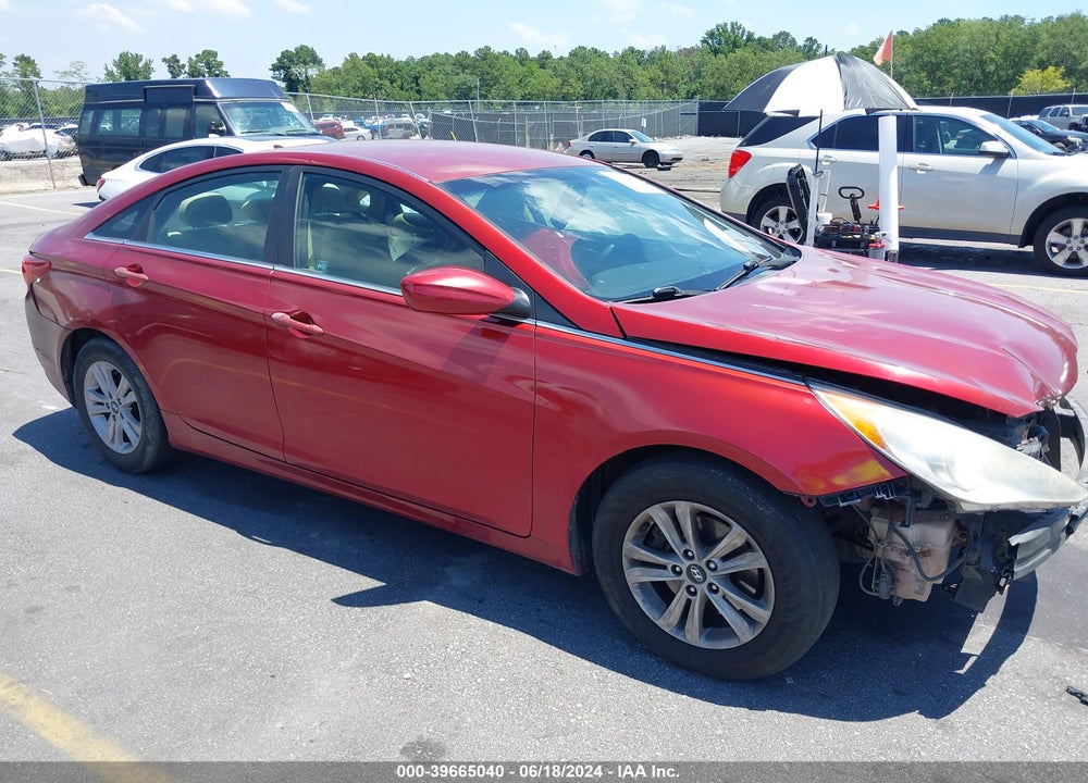 2013 HYUNDAI SONATA GLS VIN: 5NPEB4AC5DH672774