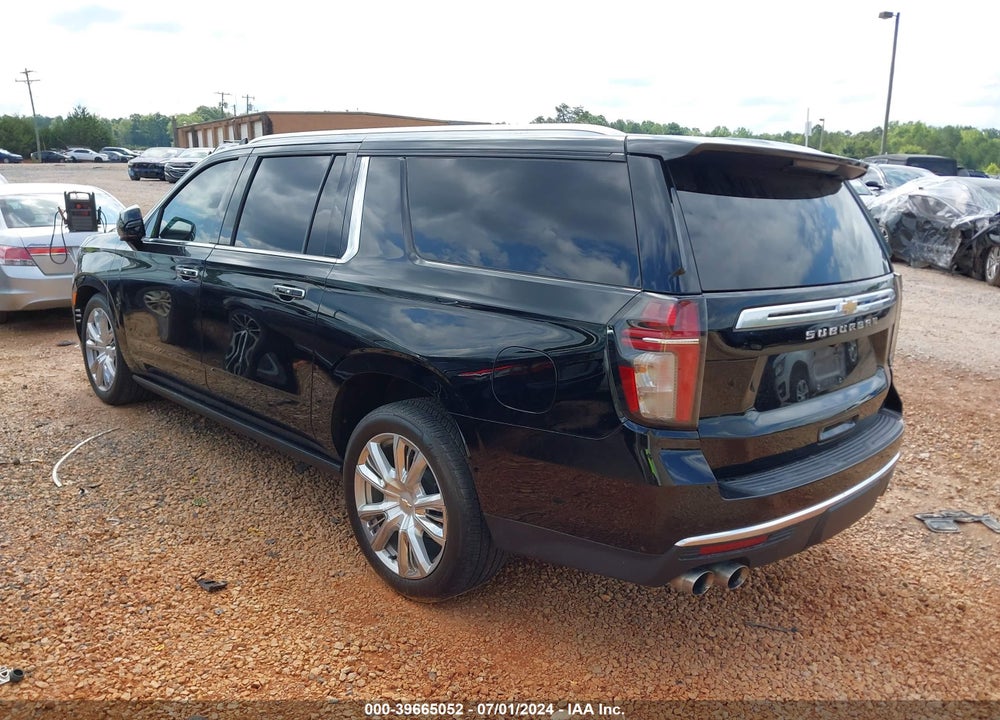 2021 CHEVROLET SUBURBAN 4WD HIGH COUNTRY VIN: 1GNSKGKL7MR331217