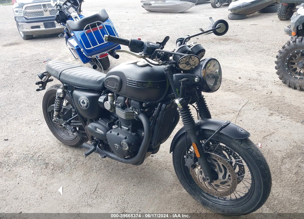 2020 TRIUMPH MOTORCYCLE BONNEVILLE T120/BLACK/BUD EKINS VIN: SMTD40HL5LT957183
