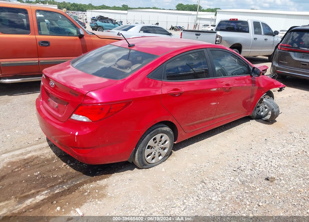 2016 HYUNDAI ACCENT SE VIN: KMHCT4AE5GU085731