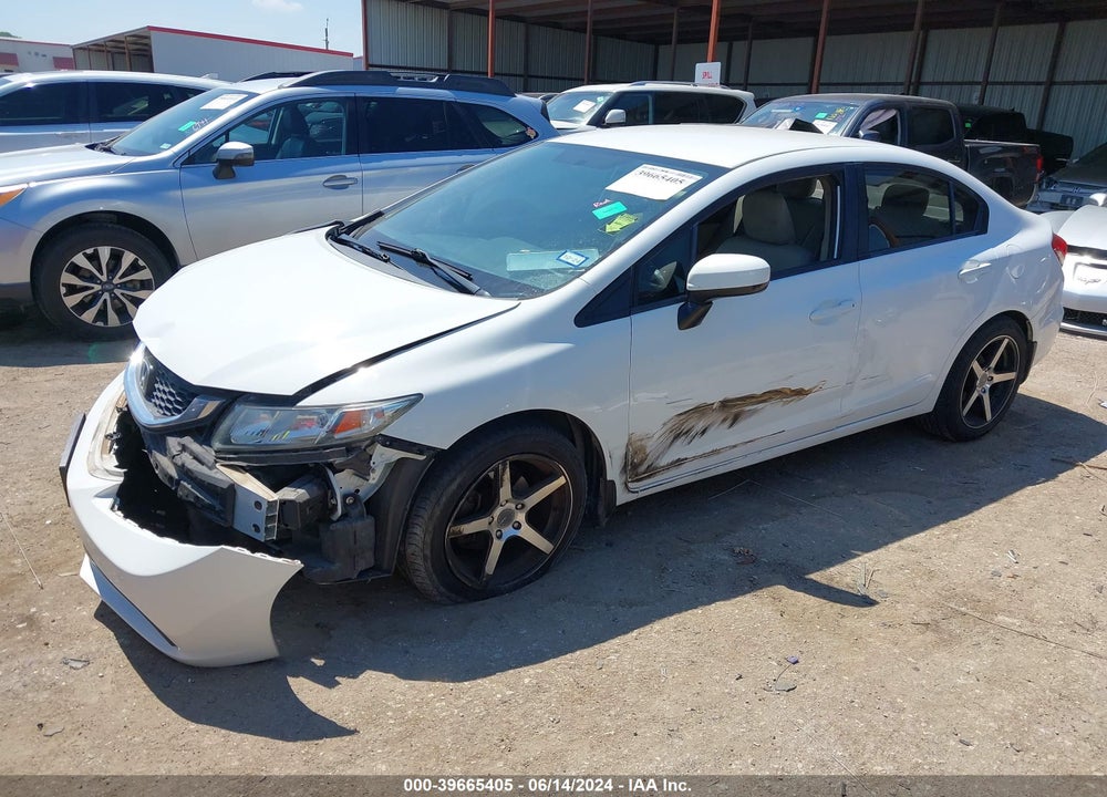 2015 HONDA CIVIC LX VIN: 19XFB2F55FE091382