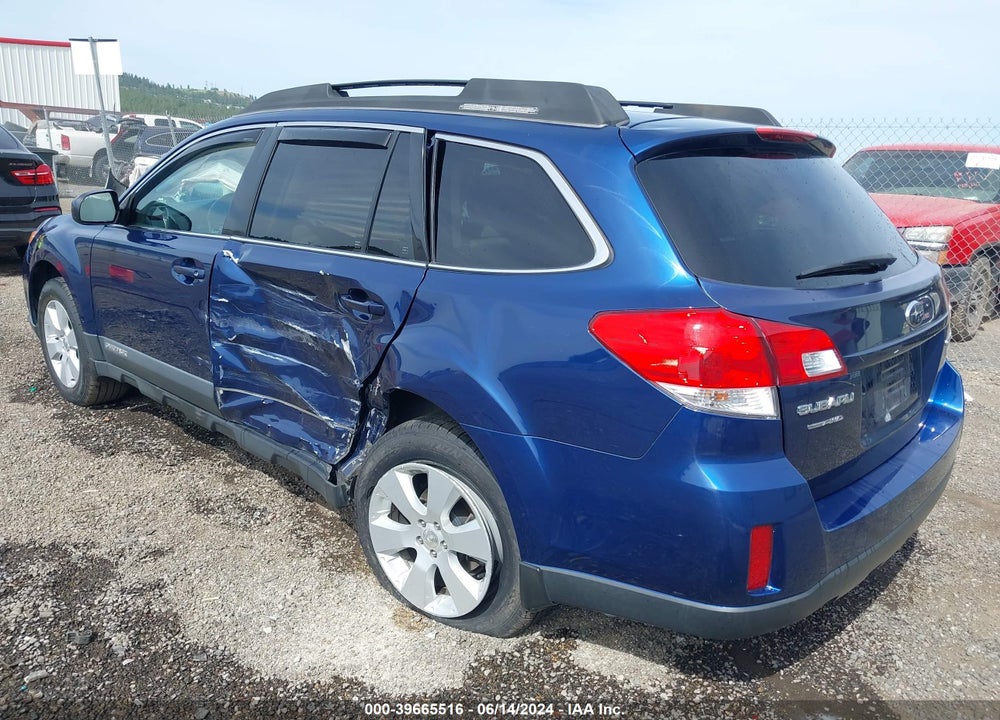 2011 SUBARU OUTBACK VIN: 4S4BRBGC6B3387788