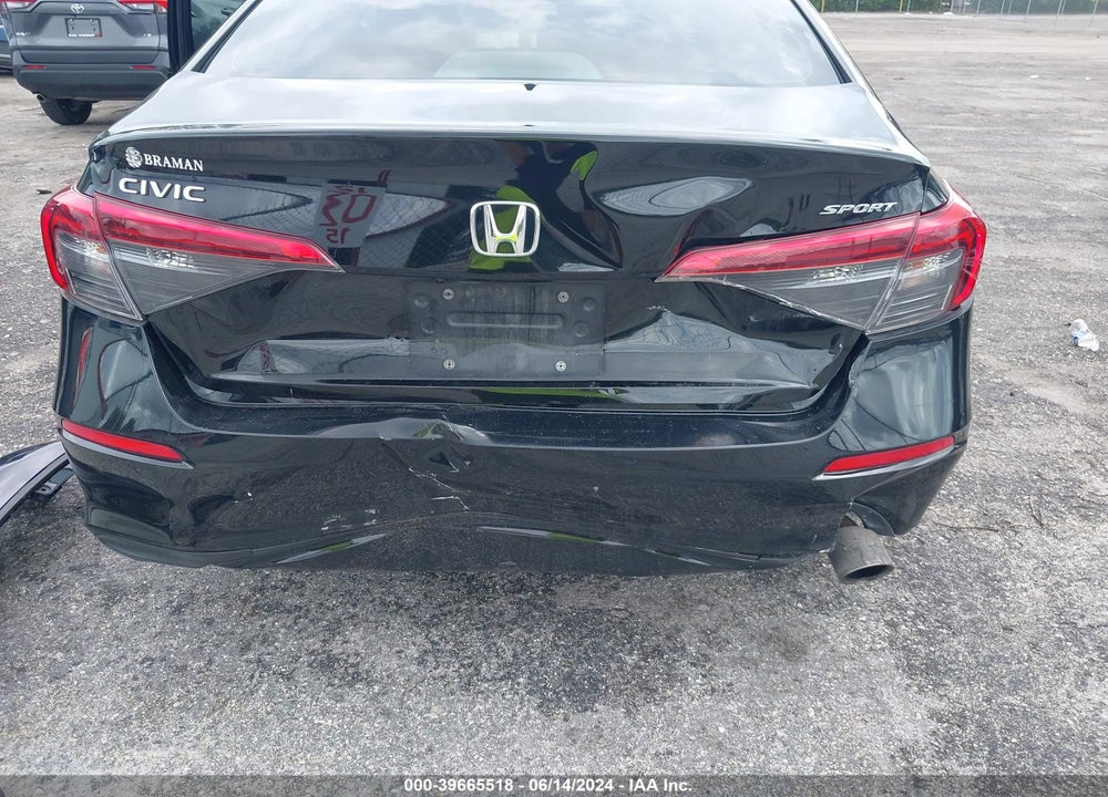 2022 HONDA CIVIC SPORT VIN: 2HGFE2F51NH506757