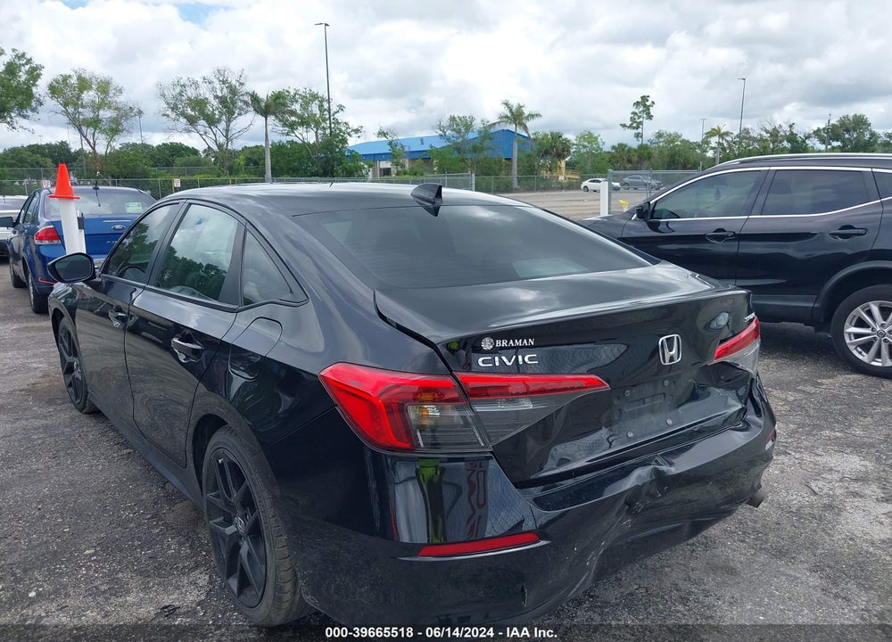 2022 HONDA CIVIC SPORT VIN: 2HGFE2F51NH506757