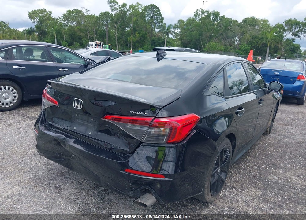 2022 HONDA CIVIC SPORT VIN: 2HGFE2F51NH506757