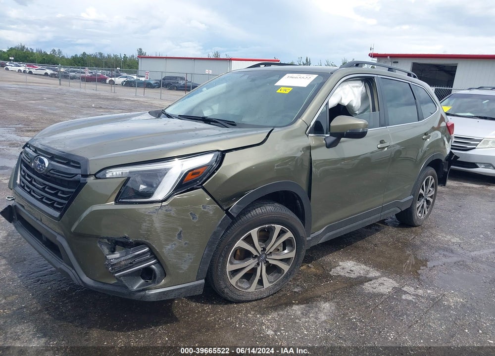 2022 SUBARU FORESTER LIMITED VIN: JF2SKAPC4NH515943