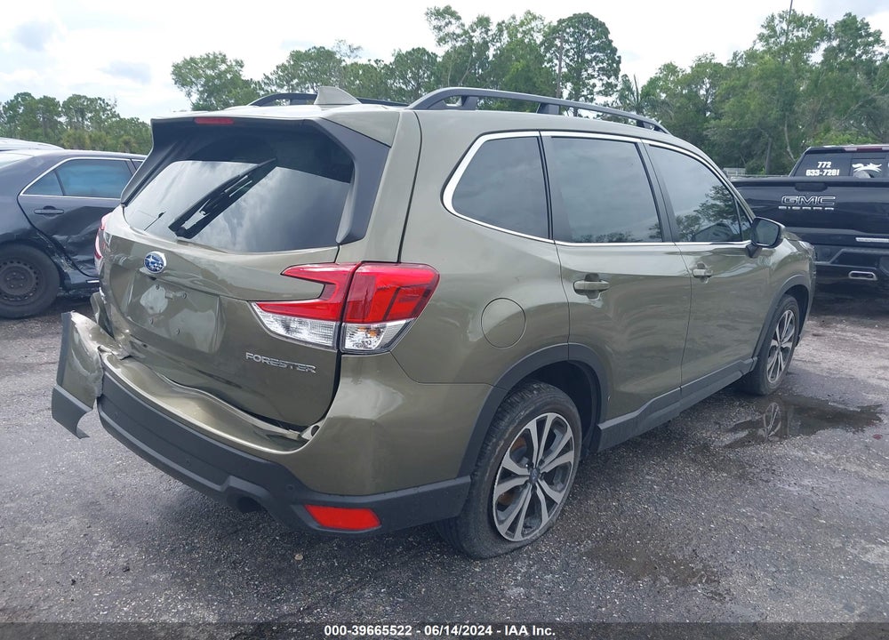 2022 SUBARU FORESTER LIMITED VIN: JF2SKAPC4NH515943