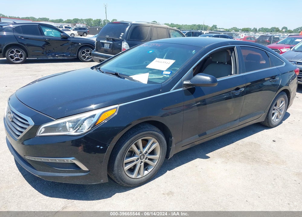 2015 HYUNDAI SONATA SE VIN: 5NPE24AF6FH170322