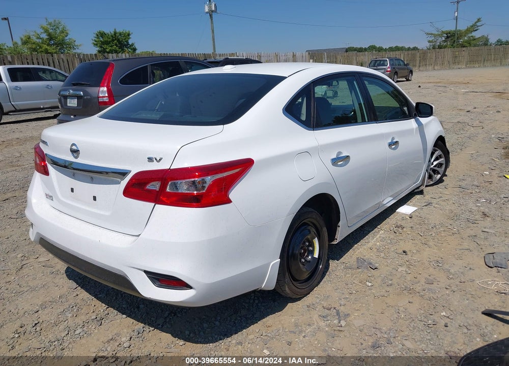 2019 NISSAN SENTRA SV VIN: 3N1AB7AP2KY273469