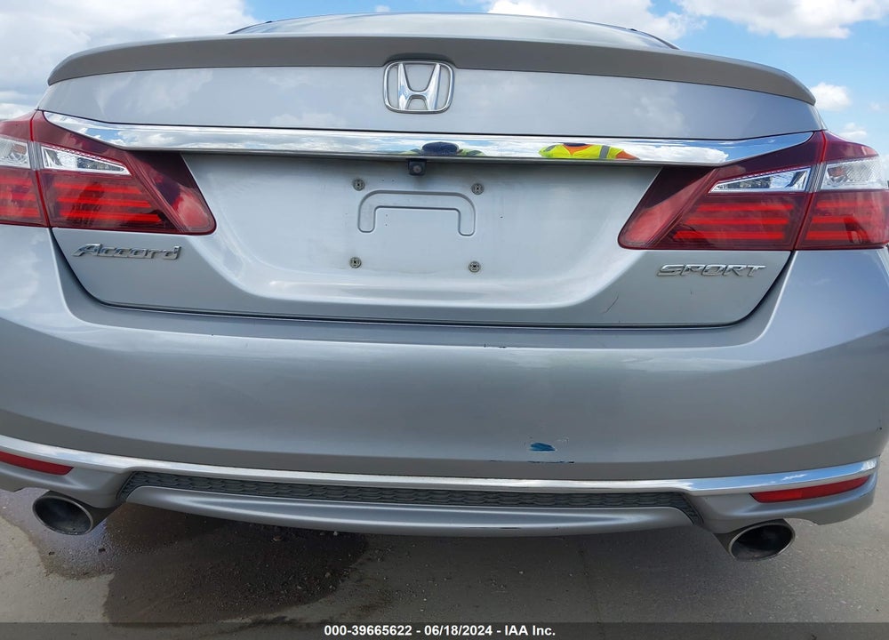 2017 HONDA ACCORD SPORT VIN: 1HGCR2F50HA068372