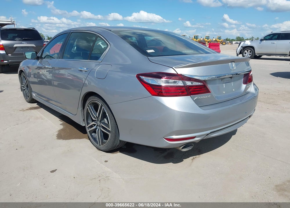 2017 HONDA ACCORD SPORT VIN: 1HGCR2F50HA068372