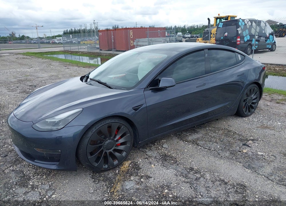 2022 TESLA MODEL 3 PERFORMANCE DUAL MOTOR ALL-WHEEL DRIVE VIN: 5YJ3E1EC0NF163330